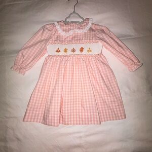 Pink Gingham Kids Dress